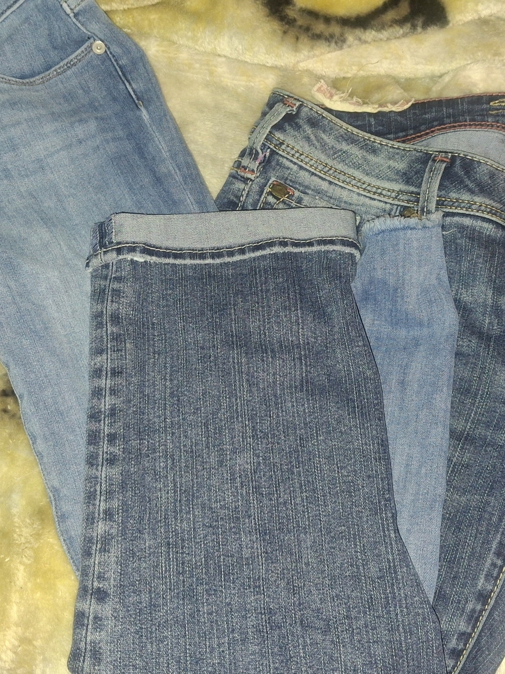 Silver And Banna Republic Blue Capris
